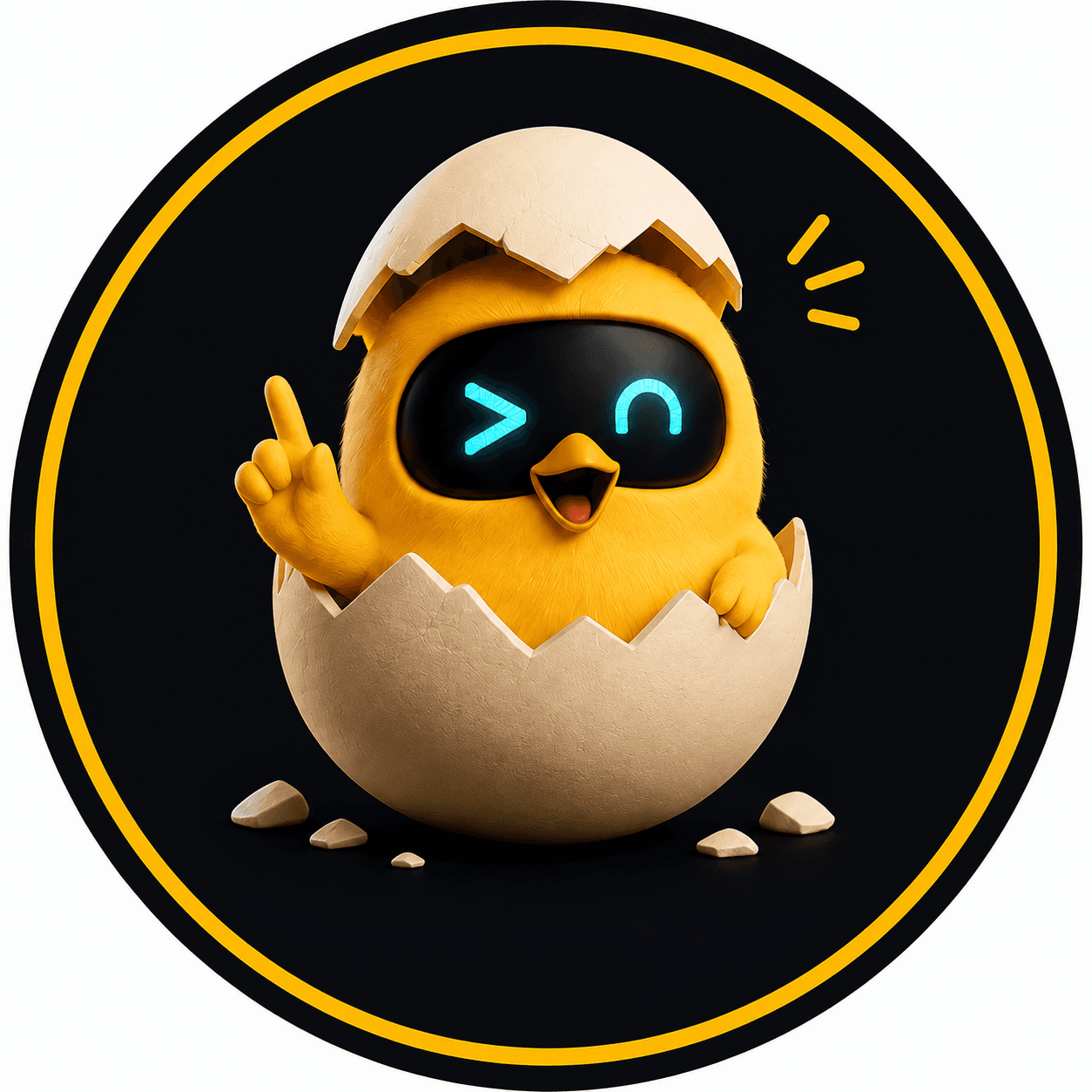The Hatch.ai mascot logo mark